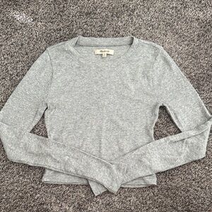 Madewell Cropped Long Sleeve